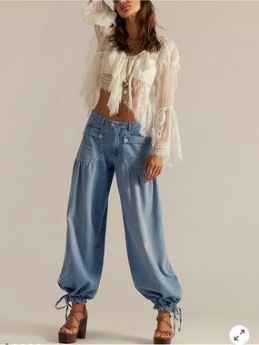 We The Free Lotus Balloon Jeans